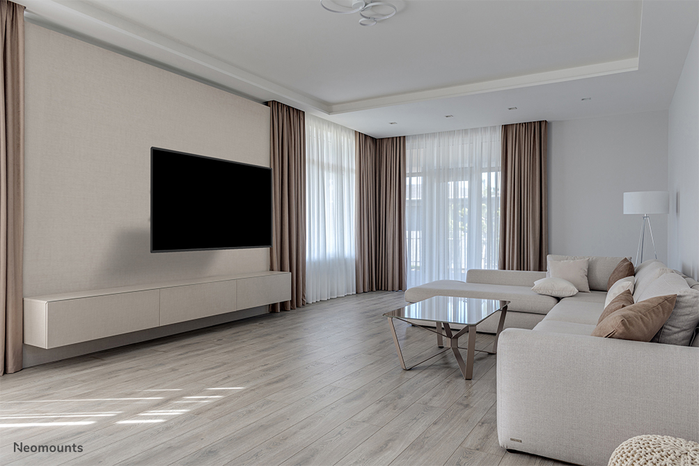 Neomounts WL40-550BL18 Soporte de pared para TV 43-75" - movimiento completo - fácil montaje